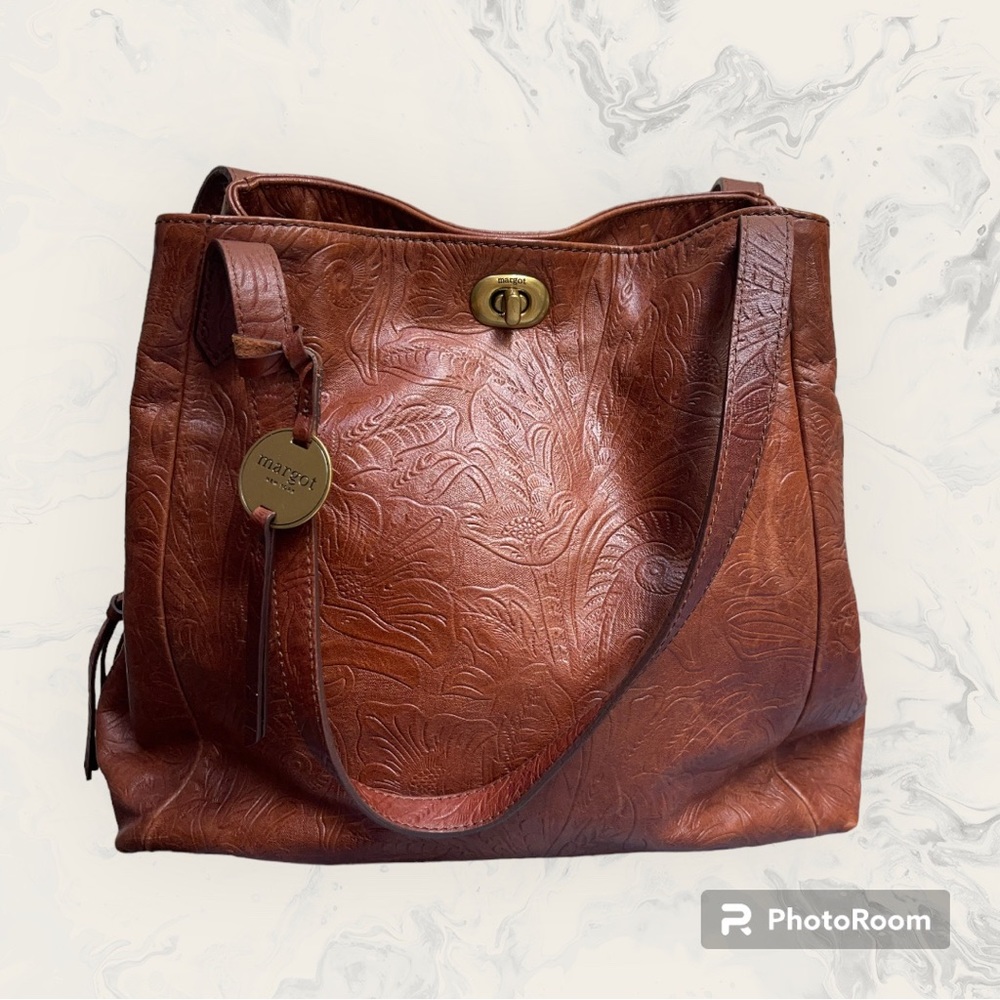 Margot Marcy Leather Tote Bag
